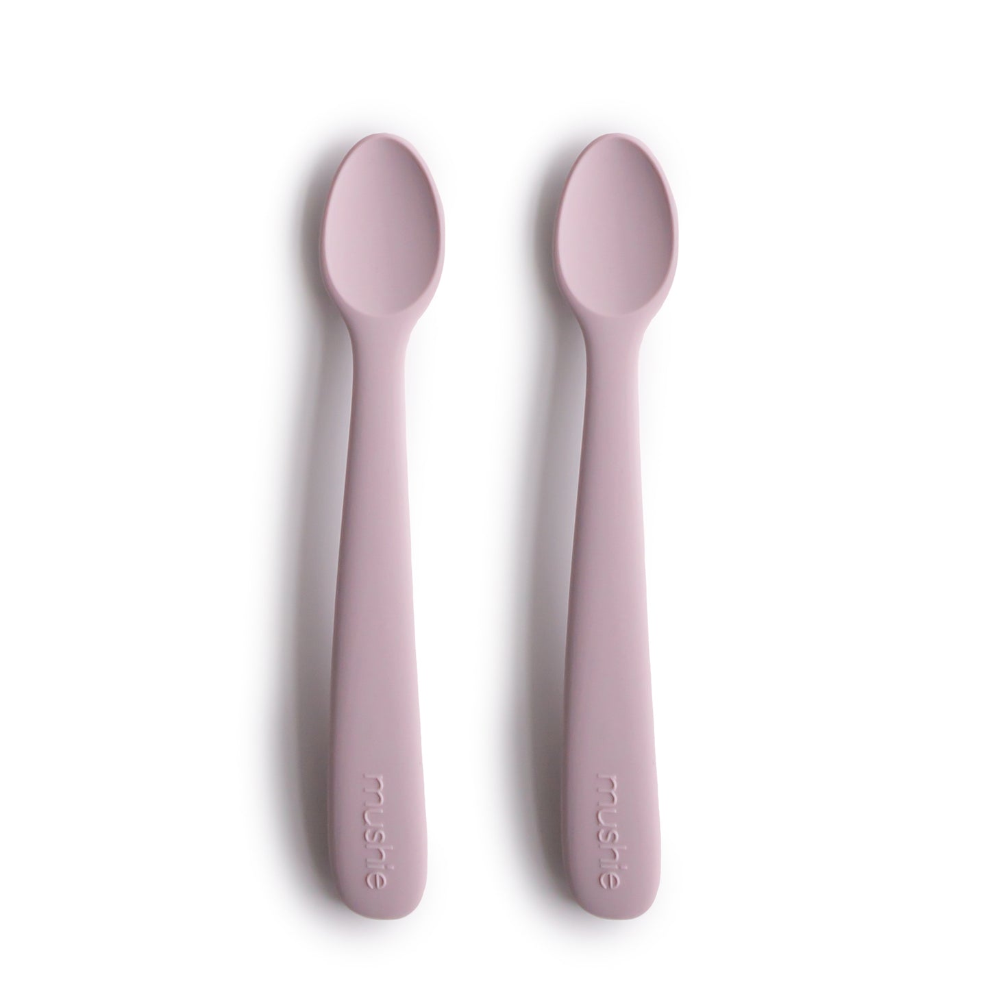 Mushie babylepel kleur Soft Lilac, voor veilig en eenvoudig voeden van baby