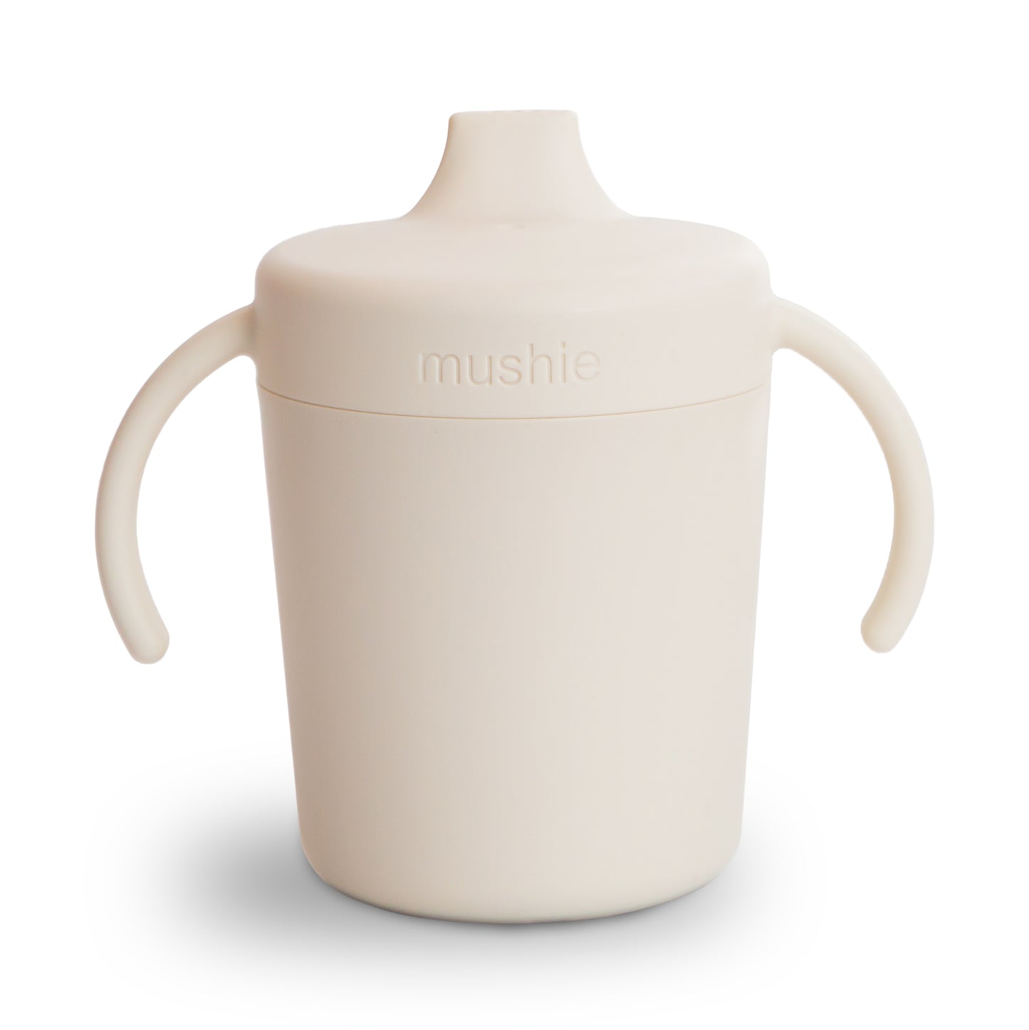 Mushie rainer sippy cup, oefen drinkbeker van het merk Mushie in kleur Ivory