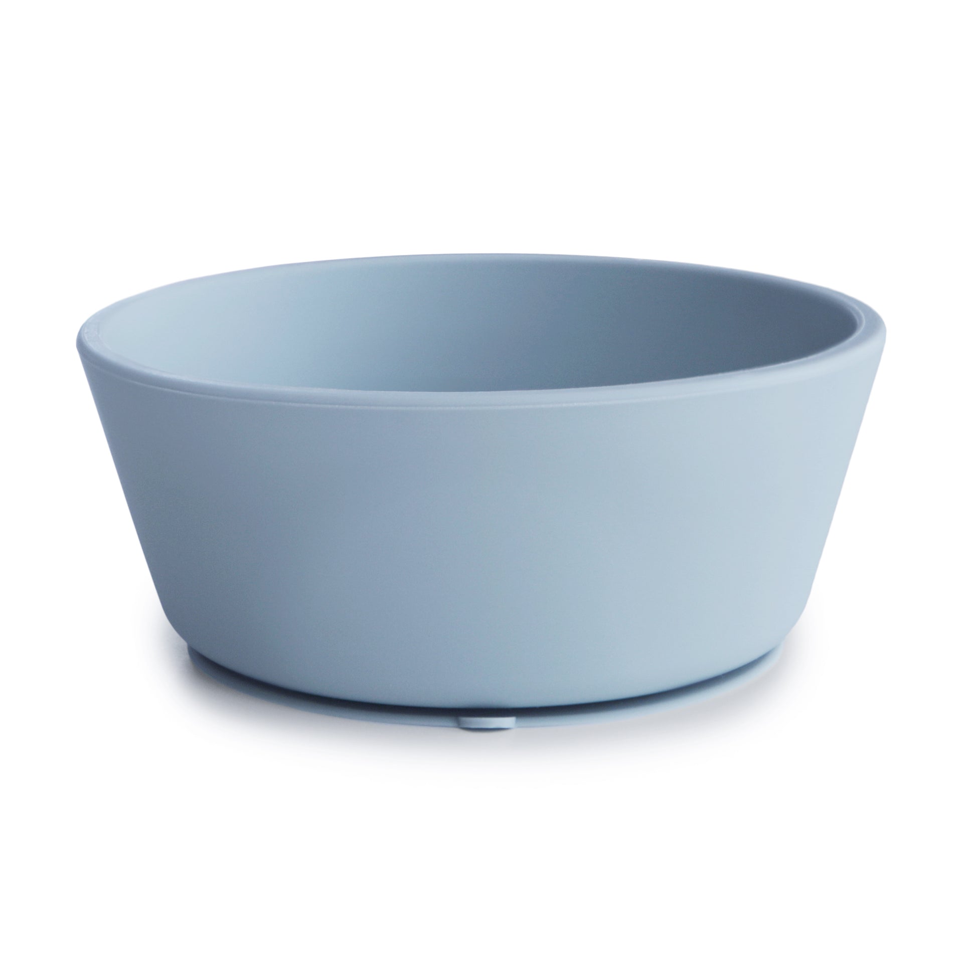 Mushie suction bowl (zuigkom) in kleur Powder blue